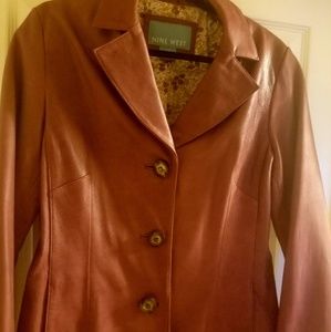 leather blazer jacket